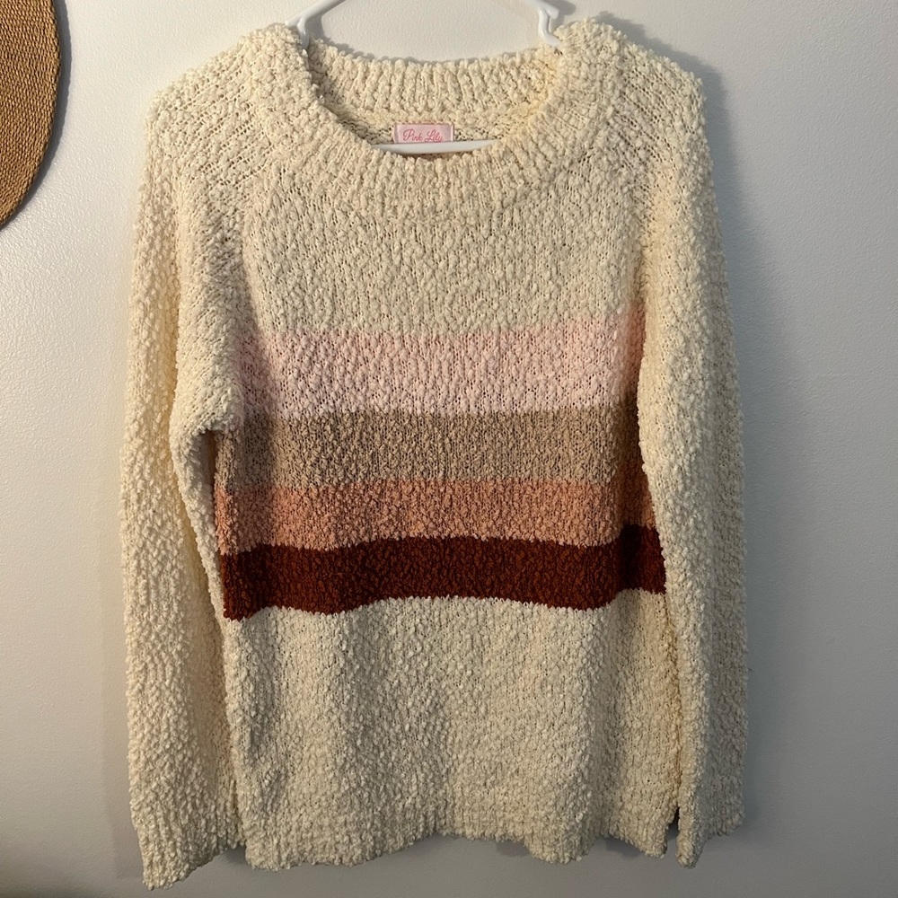 Pink Lily Sweater